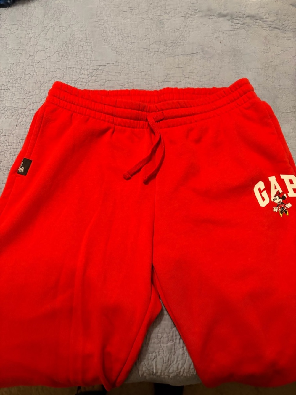 GAP Women’s Bright Red Sweatpants with Drawstring NWT